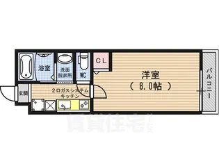 ウィズ大宮通【2階】の間取り