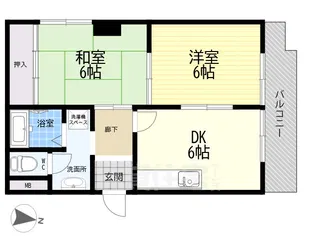 野本ビル【4階】の間取り