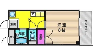 オーク長岡天神【2階】の間取り