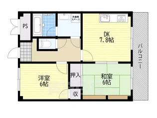 カサベルデ【2階】の間取り