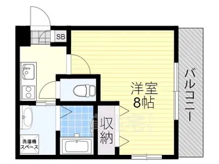 リアコートJR淡路駅前【4階】の間取り