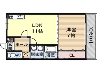 アーベイン白鳥【3階】の間取り