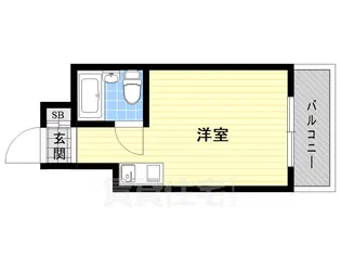 シャトー京橋【2階】の間取り