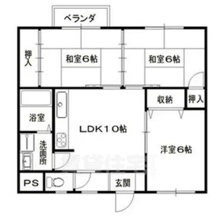 カーサ楠III【2階】の間取り