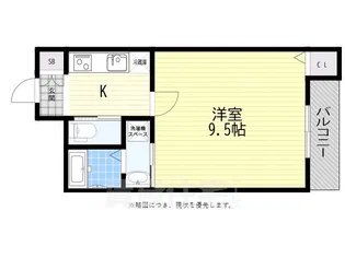 D,CREART尼崎東【4階】の間取り