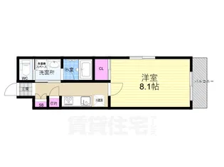 レピア西陣【4階】の間取り