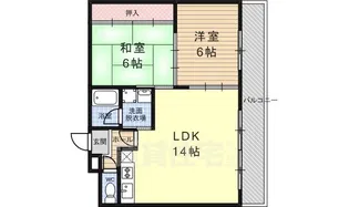 メゾン太秦【2階】の間取り