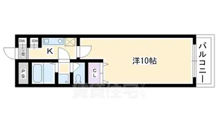 河原町御池竹内ビルディング【703号室】の間取り