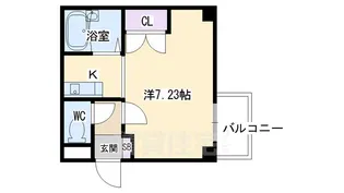 ドミール黒門【102号室】の間取り