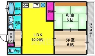 ドムール桂【3階】の間取り