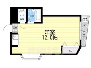 ハイツ上新小松【4階】の間取り