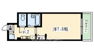 鴨川WEST【2階】の間取り