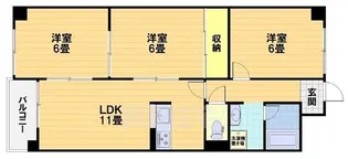 エルフィン井上【4階】の間取り