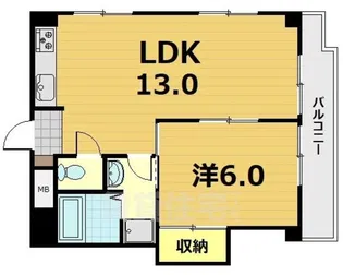 アーバンハイツ伊賀【2階】の間取り