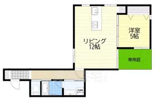 レガリア京都烏丸【1階】の間取り