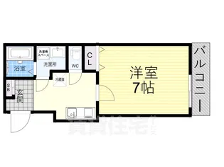ビエノス京都花園【3階】の間取り