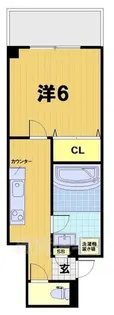 プリオーレ衣笠【1階】の間取り