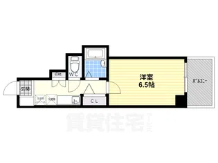 ヌフジャラン御前【6階】の間取り