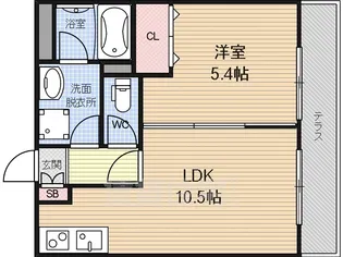 「フォース桂」【1階】の間取り