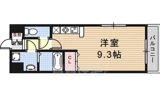 ディーズコート南新町【5階】の間取り