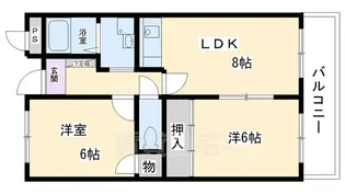 セレーノ祥豊【2階】の間取り