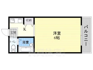 デュウエル東三国【2階】の間取り