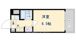 デトム・ワン西陣聚楽PART2【306号室】の間取り