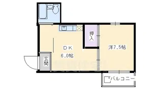 グランディール葭屋【2階】の間取り