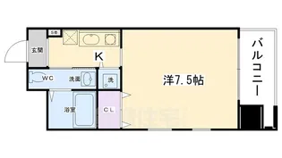 HF河原町二条レジデンス【1102号室】の間取り
