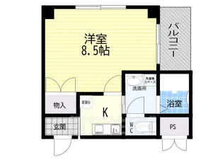 IF都島【5階】の間取り