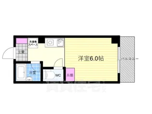 サーシャ西陣【302号室】の間取り
