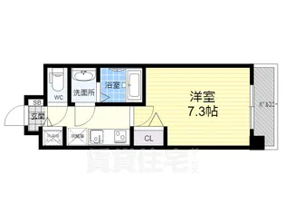 アスヴェル京都壬生EAST【4階】の間取り
