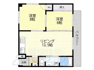 チェスターハイツ【1階】の間取り