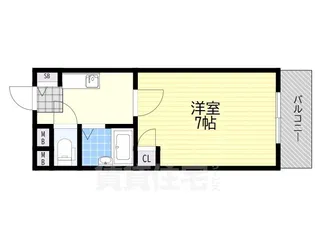 第5中本ビル【4階】の間取り