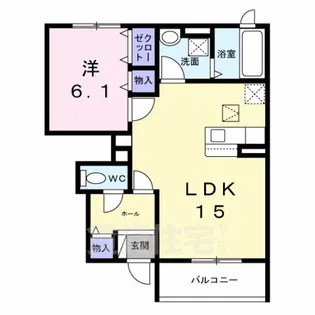 ecLore小阪【1階】の間取り