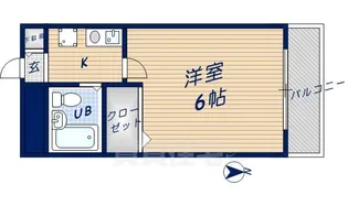 シティパレス富雄北【2階】の間取り