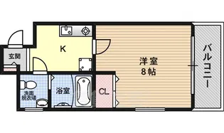 ティーオーコート北野【202号室】の間取り
