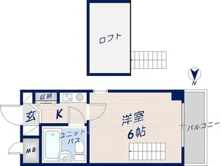 シティパレス川之上町【3階】の間取り
