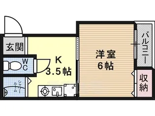 メゾン松下【302号室】の間取り
