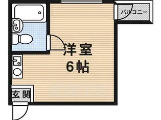 エルグリーン東住吉【2階】の間取り