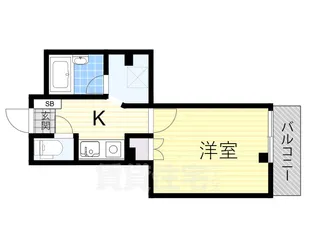 大阪府大阪市住吉区大領3丁目【マンション】の間取り