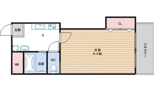 メゾンすばる【3階】の間取り