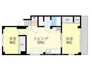 マンションリラ【1階】の間取り