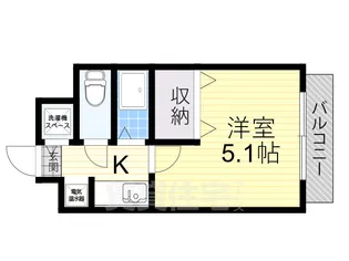 大阪府大阪市住吉区我孫子3丁目【マンション】の間取り