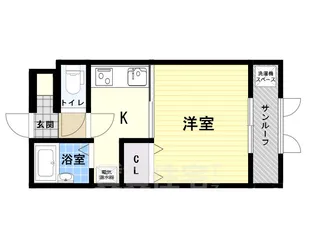 パティオ武庫川【3階】の間取り