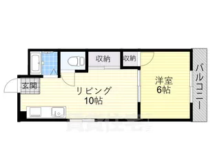 攝陽ハイツ【2階】の間取り
