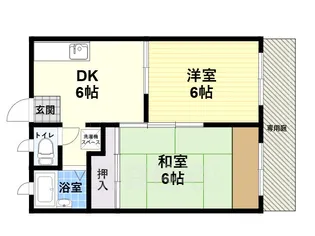 武庫川アプローズ【1階】の間取り