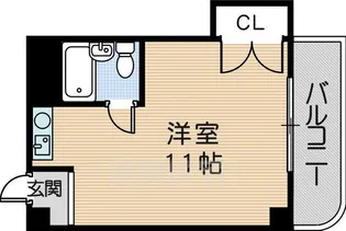 ハイツ熊谷【5階】の間取り