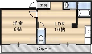 マンション信濃【5階】の間取り