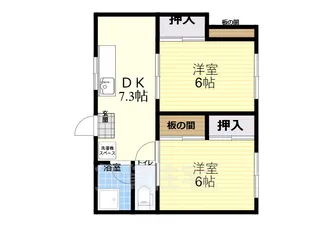 藤本ハイム【1階】の間取り